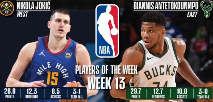  字母哥达成生涯第60次双十数据  